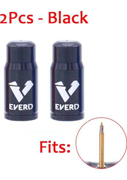 Sadece 2 Kapak - Siyah Stil Risk Yol Bisikleti Vana Somunu ve Yıkayıcı 2 Vana Kapak Seti Mtb Yol Bisikleti Presta Lastik Vana Sabit Somun Bisiklet Koruma Aksesuarları (Yurt Dışından)