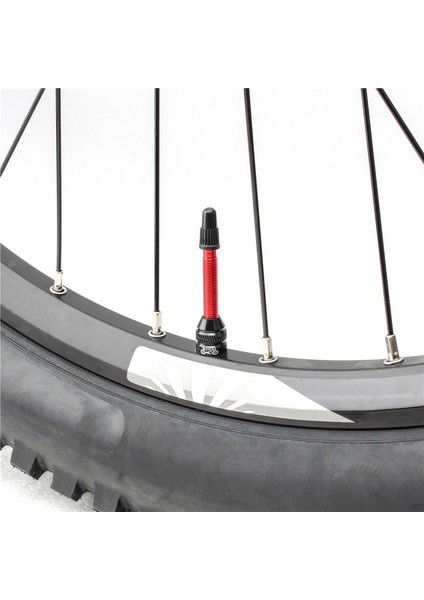 40 mm Siyah - Takım Stili Muqzı Bisiklet Tüpüsüz Lastik Fv Presta Valf Mtb Yol Bisikleti Tüpüsüz Jant C Alaşım Nipel Pirinç Çekirdek Vana Aracı (Yurt Dışından)