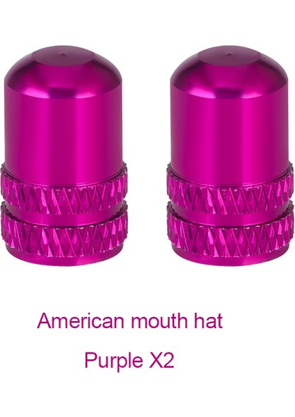 B Tipi Mor Stil 2 Adet Bisiklet Valf Kapağı Alüminyum Alaşımlı Prestaschrader Yol Dağ Bisikleti Lastik Valf Kapağı Toz Koruma Kapağı Bisiklet Aksesuarları (Yurt Dışından)
