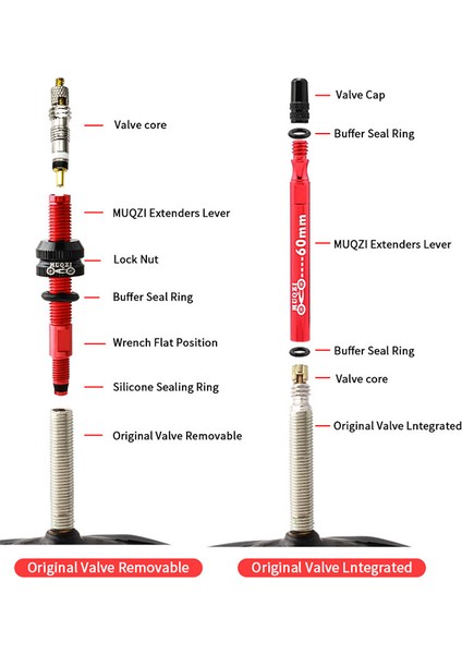Çıkarılabilir 80 mm Siyah Stil Muqzı Bisiklet Presta Valf Uzatma Klavuzu Lastik Çıkarılabilir Vana Iç Lastik Uzatma Vana Adaptörü ile Çekirdek Aracı (Yurt Dışından) fiyatları