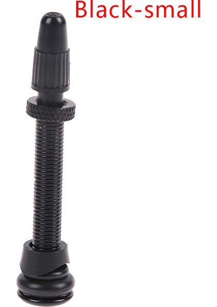 Siyah S Tarzı 1 Adet Dağ Yolu Bisikleti Bakır Metal Tüpüsüz Presta Vana Gövdeleri Mtb Yol Bisikleti Onarım Aracı Bisiklet Lastik Aksesuarları (Yurt Dışından)