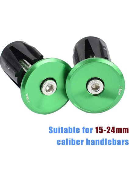 Yeşil Stil Bisiklet Tutacak Ucu Kapakları Alüminyum Alaşım Kilitleme Mtb Dağ Bisikleti Kolu Tutacakları Son Tıkaçları Bisiklet Kolu Aksesuarı Için 1 Çift (Yurt Dışından)
