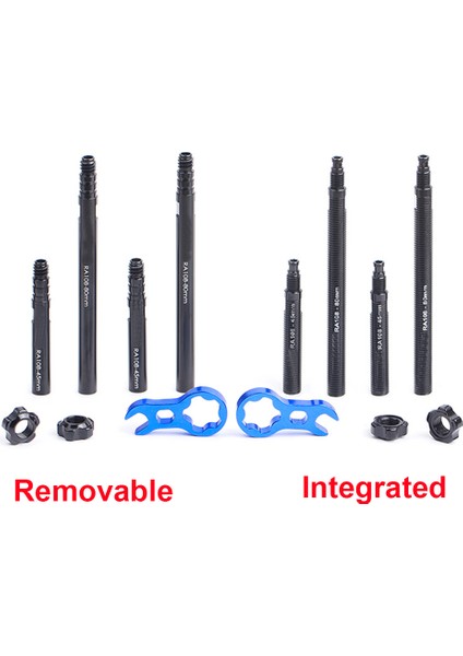 ÇIKARILABILIR-80MM Tarzı Anahtar ile Çıkarılabilir Entegre Bisiklet Parçaları Presta Vana Uzatma Iç Lastik Vana Uzatma Bisiklet Aksesuarları (Yurt Dışından) indirimleri