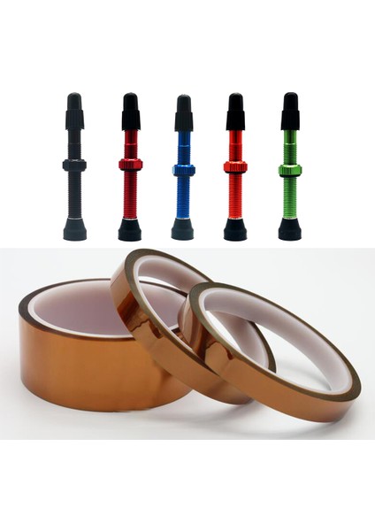 24 mm Genişlik Bant Stili 1 Çift Bisiklet Mtb Yol Bisikleti Tüpsüz Valf 6 Renkli No Tubes Presta Onarım Bandı mm Genişlik 33M Uzunluk (Yurt Dışından) fiyatları
