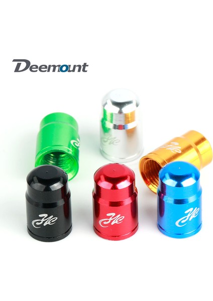 Presta Gümüş 4 Adet Tarzı Deemount Bisiklet Valf Kapağı Opsiyonel Schrader Av Presta Fv C-Işlenmiş Alaşım Anodize Nipel Kapak Rustik Ücretsiz (Yurt Dışından)
