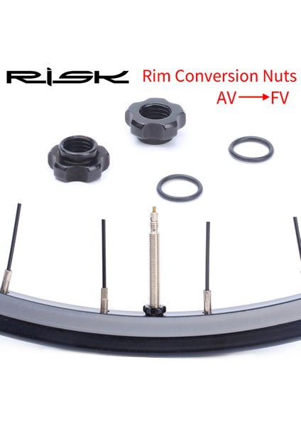 RA109 Stili Bisiklet Prestaschrader Valf Dönüşüm Yıkayıcı Bisiklet Tekerlek Av-Fv Tüp Aksesuarları (Yurt Dışından) fiyatları