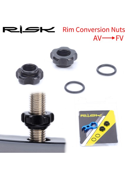 RA109 Stili Bisiklet Prestaschrader Valf Dönüşüm Yıkayıcı Bisiklet Tekerlek Av-Fv Tüp Aksesuarları (Yurt Dışından) modelleri