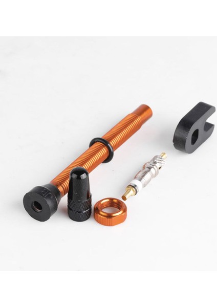 SIYAH-48MM Tarzı Yol Mtb Bisikleti Tüp Yok Lastikler Için Presta Valf Çifti - Alaşım Gövde Tüp Yok Contası Valf Kapağı (Yurt Dışından) indirimleri