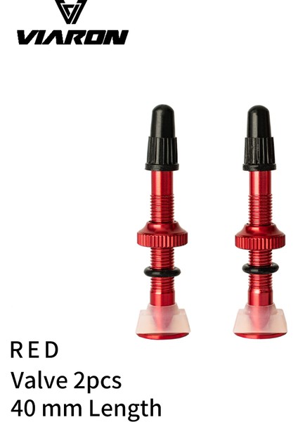 40MM Kırmızı 1 Adet Tarzı Vıaron Bisiklet Valfı Mtb Yol Bisikleti Tüp Yok Lastik Dönüşümü Eloksal Alüminyum Alaşımı Sızdırmazlık Aksesuarları (Yurt Dışından) indirimleri