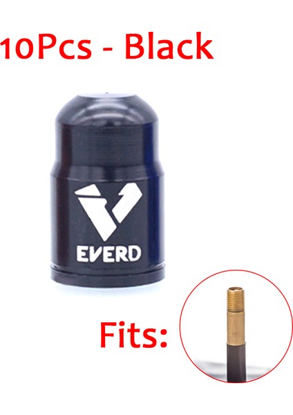 Schrader-Black Stiline Uyar Yeni Prestaschrader Bisiklet Vanası Kapağı Alüminyum Alaşımı Fransız-Amerikan Bisiklet Lastik Vana Kapak Toz Geçirmez Tekerlek Koruyucu (Yurt Dışından)
