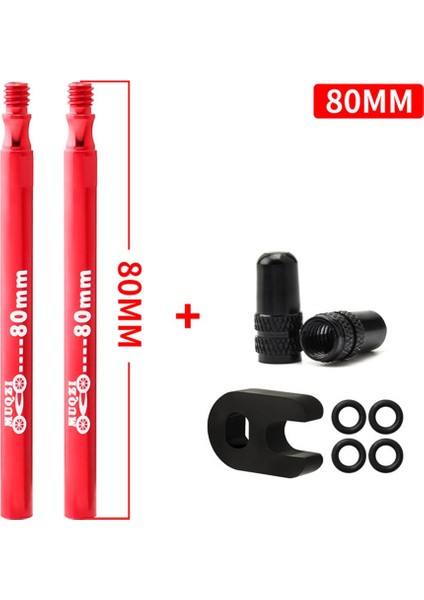 SIYAH60MM Tarzı 2 Adet Bisiklet Presta Valf Iç Lastik Uzatma Alüminyum Alaşımlı Boyut mm Mtb Yol Bisikleti Tüpüsüz Jant Valf Aksesuarları (Yurt Dışından) indirimleri