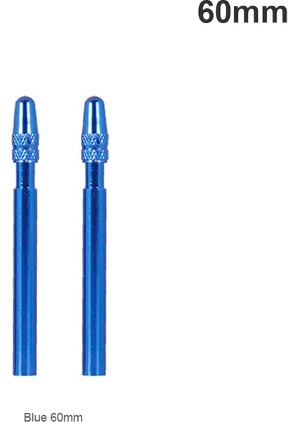 Mavi 60MM Tarzı 1 Çift Dayanıklı Fv Bisiklet Jantı Yol Bisikleti Anodize Vana Uzatma Bisiklet Parçaları Presta Vana Uzatıcı (Yurt Dışından)