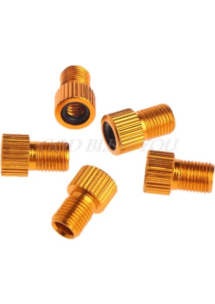 Altın Tarzı Presta Schrader Bisiklet Vana Adaptörü Hava Pompası Yol Bisikleti Lastik Gaz Tüp Aracı Renkli (Yurt Dışından)