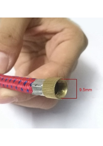 Kırmızı 2 Adet Tarzı Taşınabilir Daha Uzun Kullanıcı Dostu Av Iğne Vana Bisiklet Pompaları Tüp Boru Kablo Bisiklet Hortumu Adaptör Pompası Uzatma Hortumu (Yurt Dışından) indirimleri