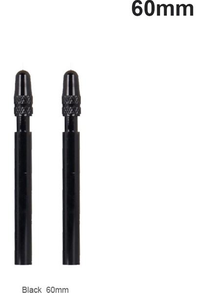 Siyah 60MM Tarzı 1 Çift Dayanıklı Fv Bisiklet Jantı Yol Bisikleti Anodize Vana Uzatma Bisiklet Parçaları Presta Vana Uzatıcı (Yurt Dışından)