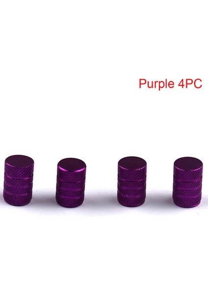 Pp Tarzı 4 Adet Alaşım Lastik Vana Kapakları Otomobil Toz Geçirmez Tekerlek Vana Kapakları Bisiklet Vana Kapağı Bisiklet Aksesuarları (Yurt Dışından)