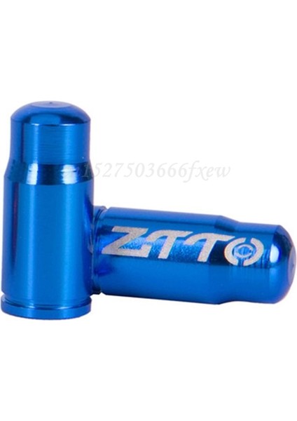 Mavi Stil Alüminyum Alaşım Bisiklet Mtb Ağız Nozül Kapağı Vana Kapağı Toz Geçirmez Kapaklar (Yurt Dışından)