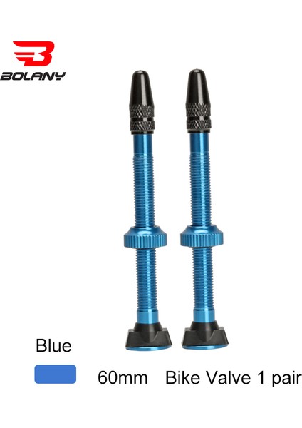 60MMMAVI 1 Çift Stili Bolany 1 Çift Bisiklet Valf Mtb Yol Bisikleti Uzatma Valfi Tüpsüz Vakum Nozulu Alüminyum Alaşım Sızdırmazlık Aksesuarları (Yurt Dışından)