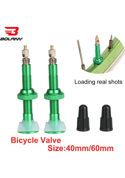 60MMMAVI 1 Çift Stili Bolany 1 Çift Bisiklet Valf Mtb Yol Bisikleti Uzatma Valfi Tüpsüz Vakum Nozulu Alüminyum Alaşım Sızdırmazlık Aksesuarları (Yurt Dışından) fiyatları