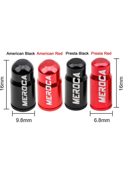 B Tarzı Meroca Bisiklet Valf Kapakları Alüminyum Alaşımlı Dağ Yolu Bisikleti Lastik Vana Gövdesi Toz Kapakları Bisiklet Aksesuarları (Yurt Dışından) modelleri