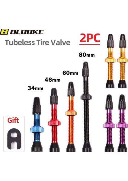Kırmızı 60 mm Tarzı Bisiklet Tüpüsüz Valf Presta Fv Kap Core Dağ Nipel Wtool Için Mtb Yol Bisiklet Aksesuarları (Yurt Dışından)