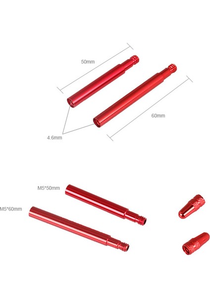 Gümüş 60MM Tarzı 1 Çift Dayanıklı Fv Bisiklet Jantı Yol Bisikleti Anodize Vana Uzatma Bisiklet Parçaları Presta Vana Uzatıcı (Yurt Dışından)