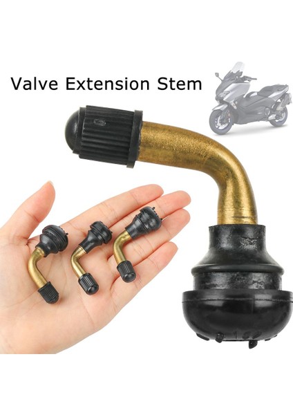 M Tarzı Yeni 1pc Açılı Bükülmüş Pirinç Hava Lastik Valfi Uzatma Adaptörü ile Araba Kamyon Motosiklet Bisiklet Aksesuarları (Yurt Dışından) fiyatları
