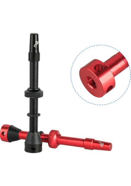 Kırmızı 60MM Tarzı 2 Adet Bisiklet Tüpsüz Karbon Jant Presta Valf mm Fv Ucu Pirinç Çekirdekli C Makineli Anodize Edilmiş Wtool ile Dağ/bisiklet Için (Yurt Dışından)