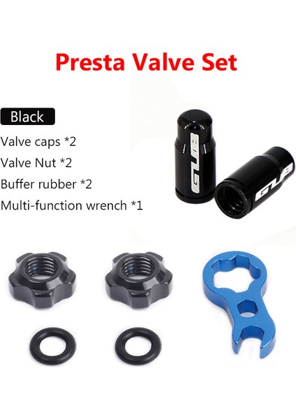 1 Takım Siyah Tarzı 2 Adet Alüminyum Bisiklet Lastik Valf Kapağı ve Somun Seti Mtb Yol Bisikleti Tüp Valf Kapağı Avfv Schrader Valf Kapağı Presta Valf Kapak (Yurt Dışından)