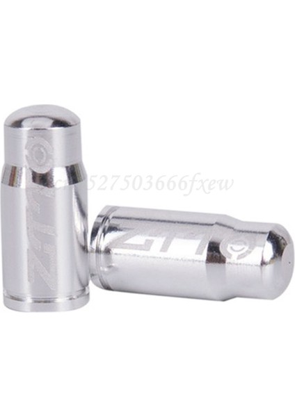 Gümüş Tarzı Alüminyum Alaşım Bisiklet Mtb Ağız Nozül Kapağı Vana Kapağı Toz Geçirmez Kapaklar (Yurt Dışından)