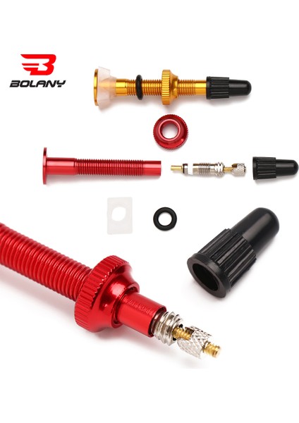 40MM Mavi 1 Çift Stili Bolany 1 Çift Bisiklet Valf Mtb Yol Bisikleti Uzatma Valfi Tüpsüz Vakum Nozulu Alüminyum Alaşım Sızdırmazlık Aksesuarları (Yurt Dışından) fırsatları