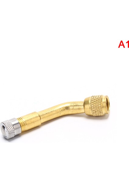 A1 Stili Araç Kamyon Motosiklet Bisiklet Aksesuarları Için 1pc Derece Açılı Pirinç Hava Lastik Valfi Gövdesi ve Uzatma Adaptörü (Yurt Dışından)