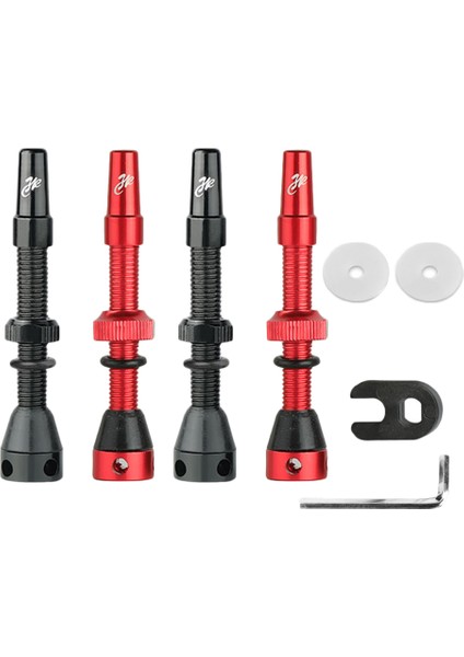 SIYAH-60MM Tarzı Dağ / Yol Bisikleti Için 1 Çift Lastiksiz Presta Valfi Ste Fv Meme Pirinç Çekirdek Presta Valfi Gövde Kiti (Yurt Dışından) modelleri