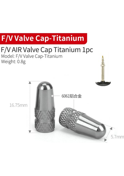 Fv Titanyum 1 Adet Tarzı Jshou Bisiklet Schrader Sclaverand Presta Vana Kapakları Adaptörü Pompala Presta Tekerlekler Gaz Nozulu Boru Bisiklet Aksesuarları (Yurt Dışından)