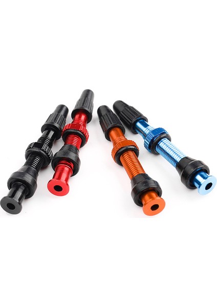 Siyah 60MM Tarzı Yol Mtb Bisiklet Tüpü Tüp Tüp Air Vana Kiti mm Pirinç Çekirdek Gövde Kapak Tüpsüz Conta Eşik Pedalı Bisiklet Presta Vana (Yurt Dışından) fiyatları