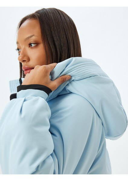 Anorak Mont Çıkarılabilir Kapüşonlu Su Geçirmez Fermuarlı Cep Detaylı Rahat Kalıp fiyatları