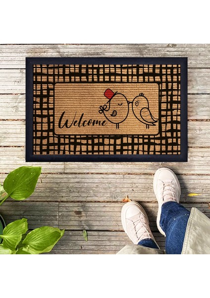 Çıkarılabilir Paspas-Welcome Bird