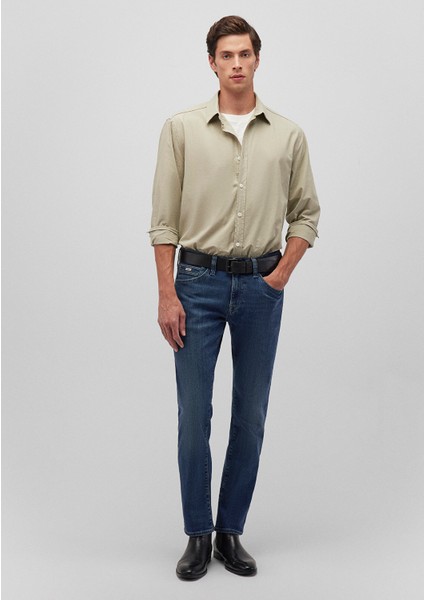 Jake Premium Blue Gölgeli Koyu Mavi Jean Pantolon 0042288222