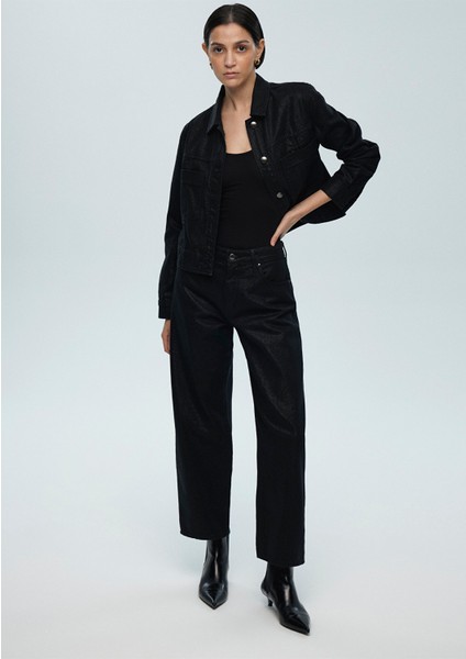 Taylor Iconic Gri Işıltılı Jean Pantolon 1010840-88607