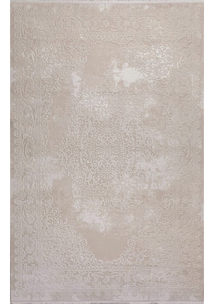 Elkenz 7559 Bej Uzun Ömürlü Yumuşak Dokulu Salon Mutfak Koridor Oturma Odası Yolluk Halı fırsatları