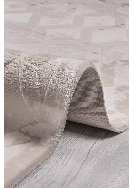 Elkenz 7558 Bej Uzun Ömürlü Yumuşak Dokulu Salon Mutfak Koridor Oturma Odası Yolluk Halı fiyatları