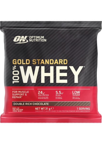 Whey Gold Standard Kurabiye ve Krema Aromalı 2.27KG 71 Servis Yüksek Protein Tozu - Whey Gold Standard Çikolata Aromalı Şase 31G 1 Servis
