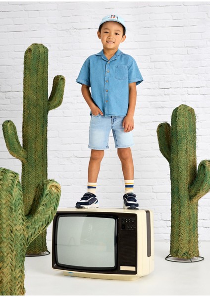 Erkek Çocuk Kot Şort