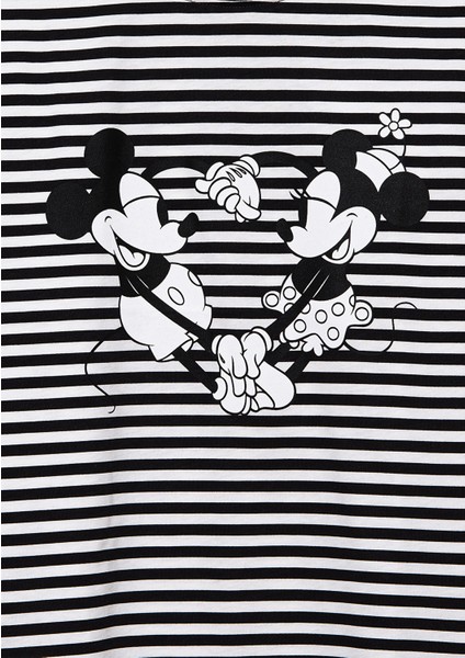 Mickey ve Minnie Baskılı Tişört 7610252-85308