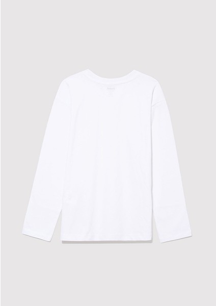 Mavi Logo Baskılı Uzun Kollu Beyaz Tişört 7610220-620 modelleri