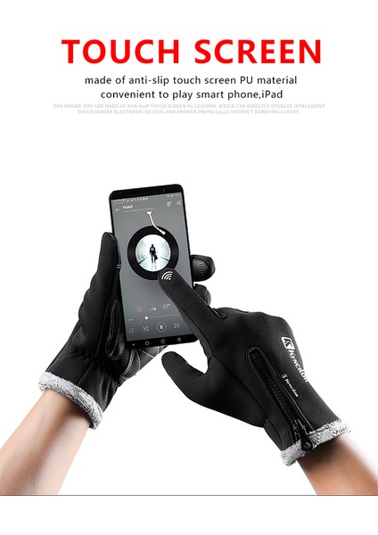 18GRİ Tarzı M Boyutu Kış Sonbahar Erkek Bisiklet Eldiveni Bisiklet Dokunmatik Ekran Yüksek Li Kalınlaşmak Sıcak Kadın Kaşmir Katı Bisiklet Eldiven Sürme Mitten (Yurt Dışından) indirimleri