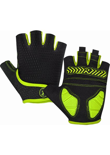 AK098SARI Stil Xxl Moreok Bisiklet Eldiveni Yaz 5mm Pedleri Bisiklet Eldiveni Titreşim Önleyici Mtb Eldiven Nefes Bisiklet Eldiveni Açık Bisiklet Spor Eldiven (Yurt Dışından)