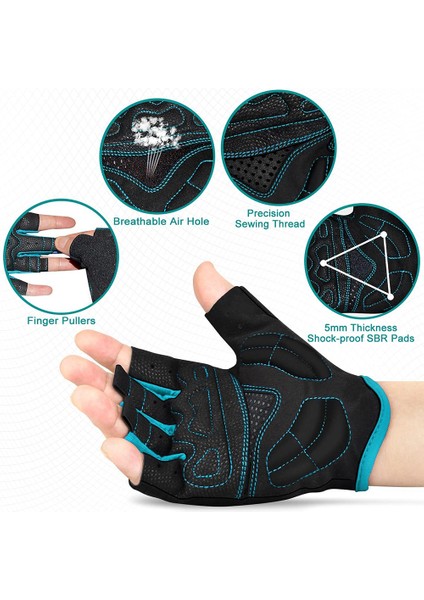 AK098SARI Stil Xxl Moreok Bisiklet Eldiveni Yaz 5mm Pedleri Bisiklet Eldiveni Titreşim Önleyici Mtb Eldiven Nefes Bisiklet Eldiveni Açık Bisiklet Spor Eldiven (Yurt Dışından) modelleri