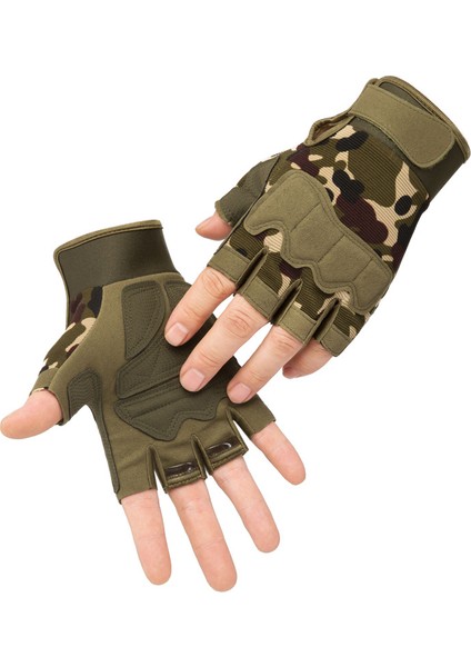 A-Siyah Tarzı M Boyutu Erkekler Taktik Eldiven Yarım Parmak Bisiklet Eldiven Askeri Ordu Çekim Eldiven Kaymaz Açık Spor Fitness Aksesuarları (Yurt Dışından) modelleri