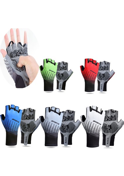 A-Mavi Tarzı Xl Boyutu Ycling Eldiven Yarım Parmak Erkekler Kadınlar Için Mtb Bisiklet Bisiklet Motosiklet Eldivenleri Jel Pad Gym Fitness Spor Anti Kayma Nefes (Yurt Dışından) fiyatları